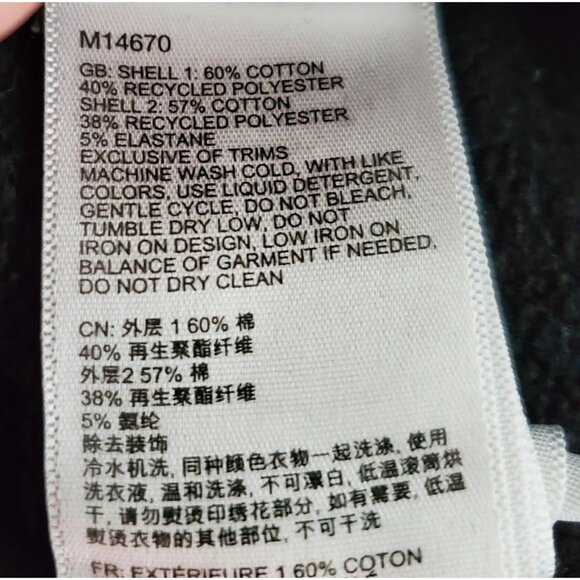 Marmot Mountain Works Hoodie Men’s XXL | Navy Retro Logo Sweatshirt | Recycled - Picture 4 of 6